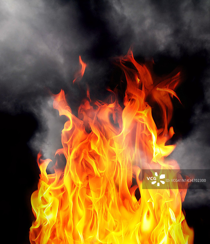 烟雾和火焰图片素材