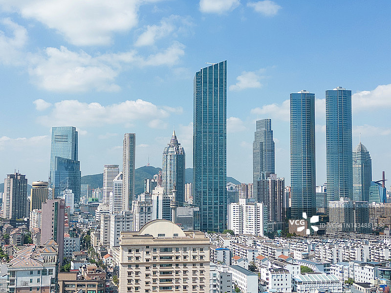 无锡市中心航拍图片素材