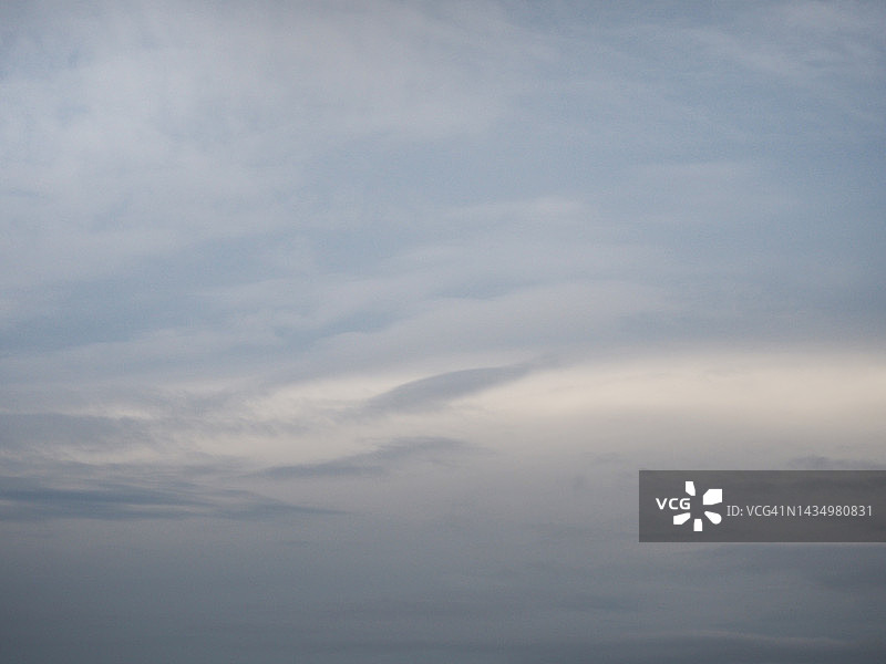 蓝天白云自然背景，留白区域可供文字编辑图片素材