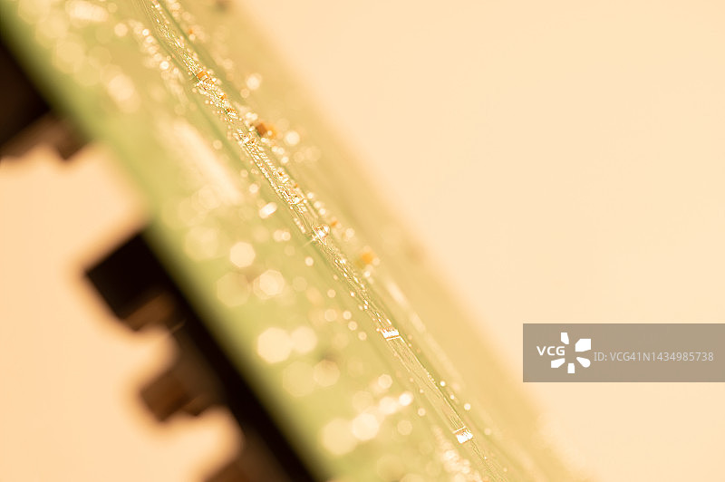 芯片技术特写图片素材