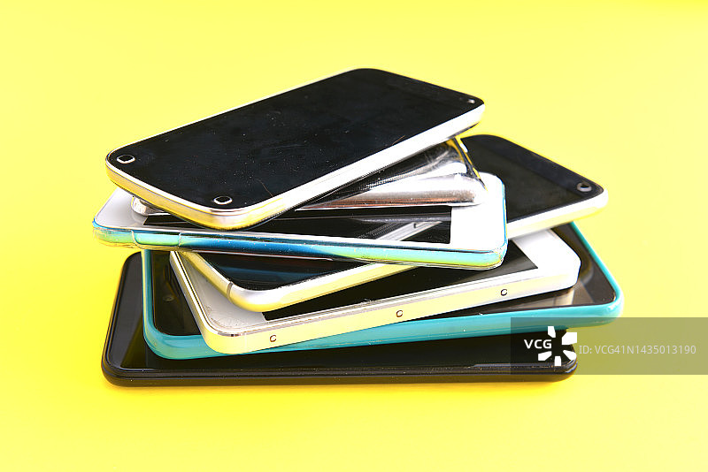 回收手机与智能手机图片素材