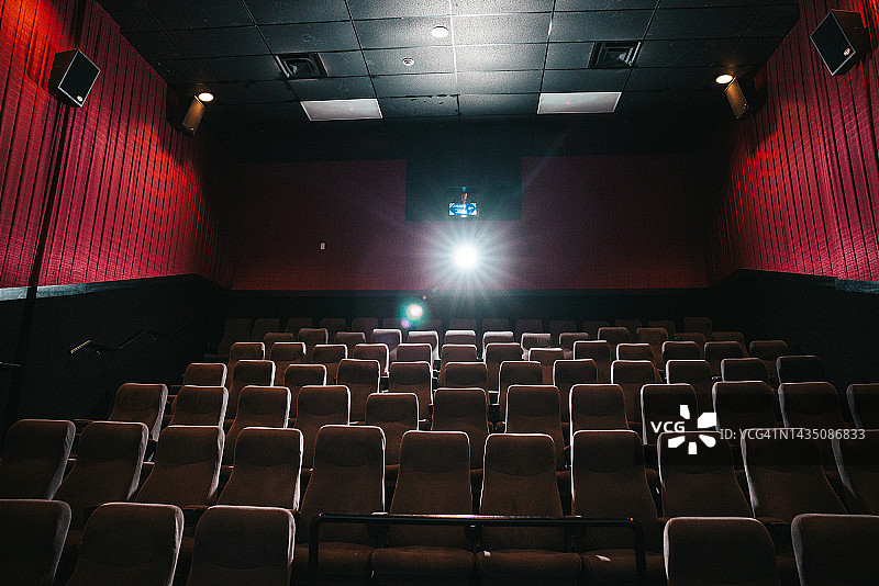 现代电影院灰色座椅图片素材