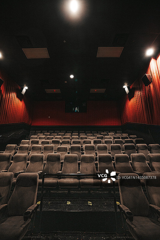 现代电影院灰色座椅图片素材