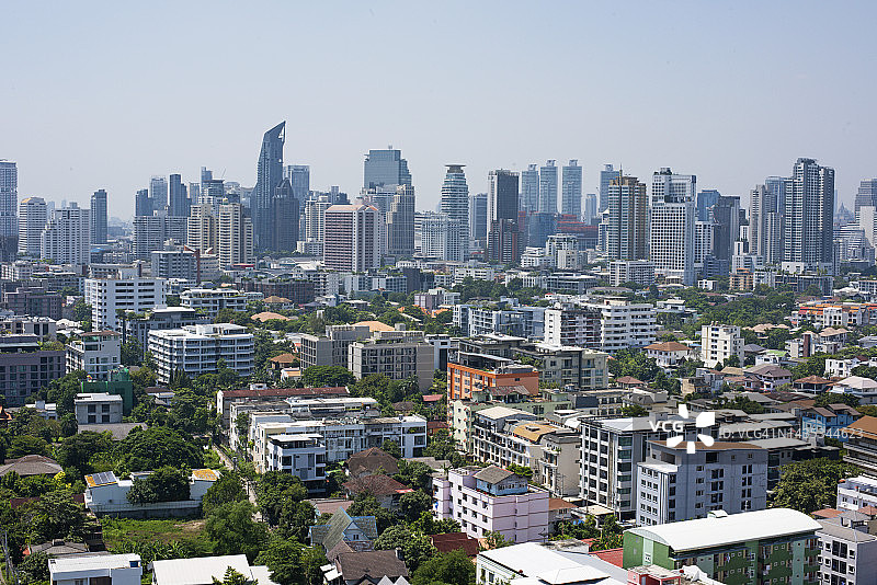 泰国曼谷大都会阳光明媚的一天图片素材
