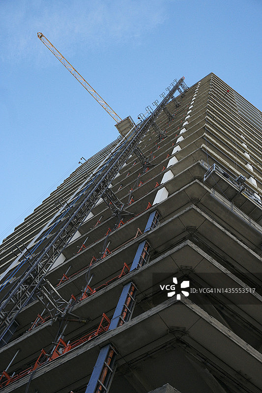 施工中建筑与工业起重设备图片素材