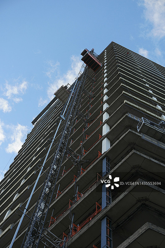 施工中建筑与工业起重设备图片素材