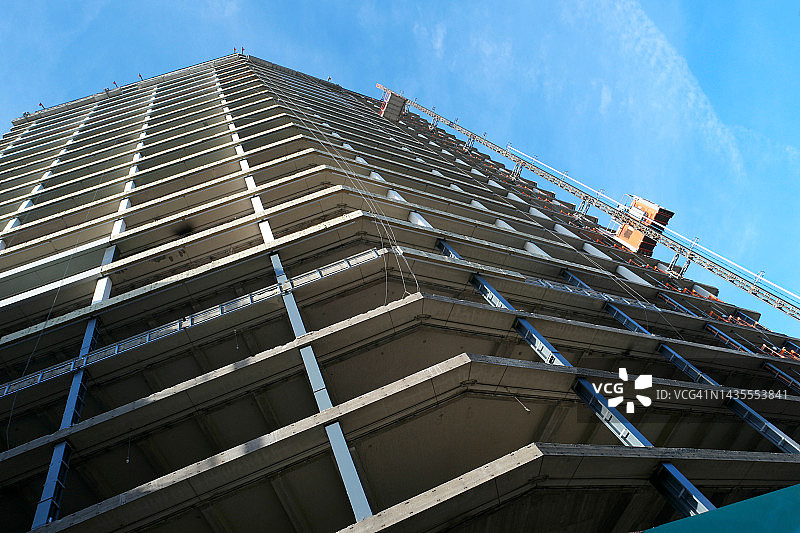 施工中建筑与工业起重设备图片素材