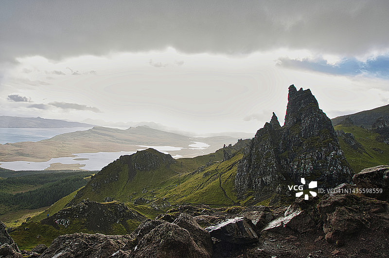 苏格兰斯托尔的老人图片素材