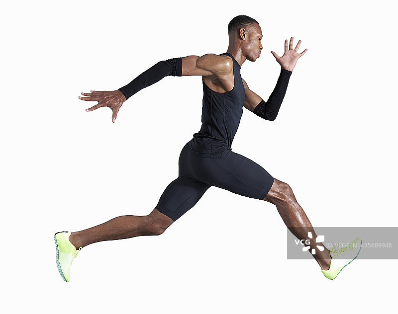 运动员跑步图片素材