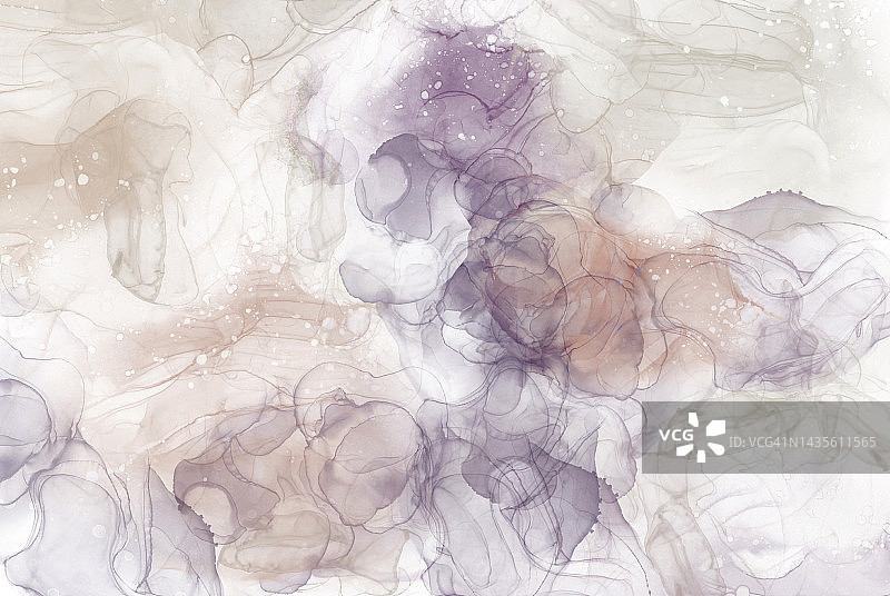 酒精墨水艺术抽象背景图片素材