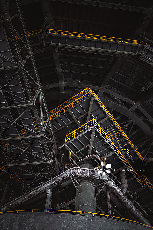 旧炼钢厂局部图片素材