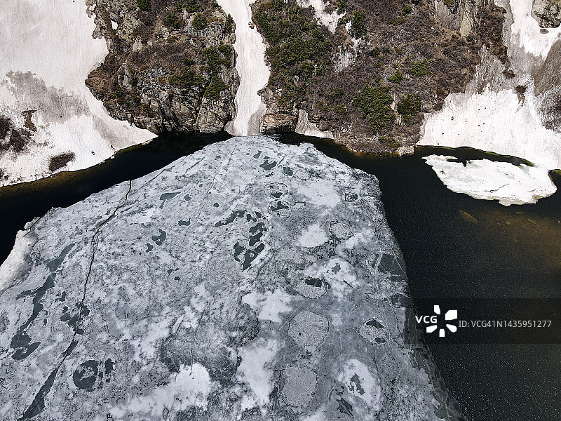 科罗拉多州圣玛丽冰川图片素材