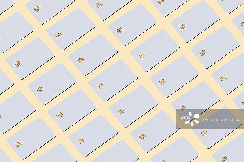 米色背景上的信用卡图案图片素材
