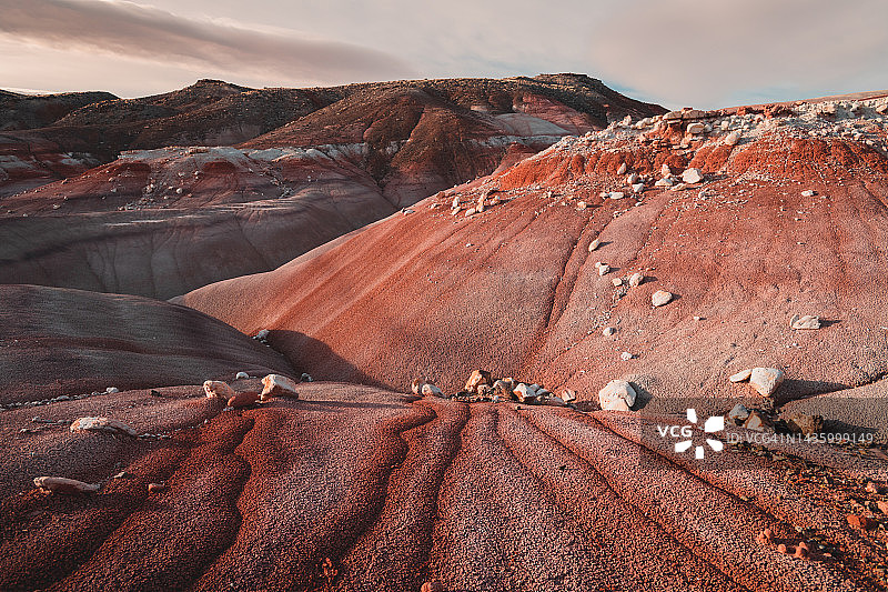 犹他州本顿石山丘图片素材