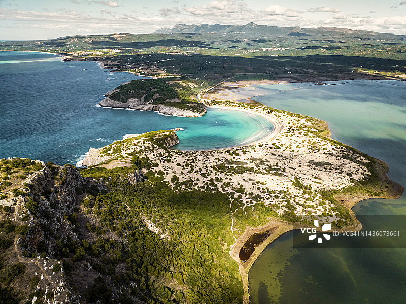 沃伊多基利亚海滩鸟瞰图片素材