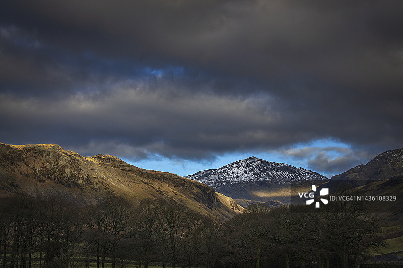 英国湖区哈德诺特山口图片素材