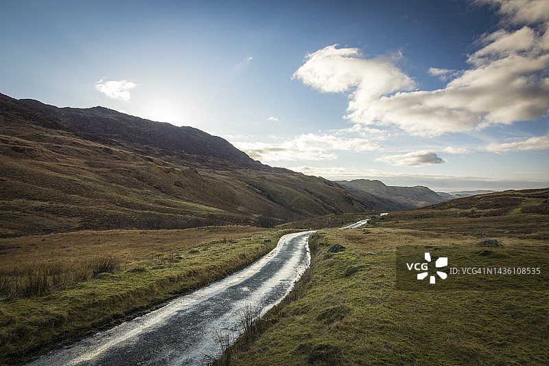 英国湖区哈德诺特山口图片素材