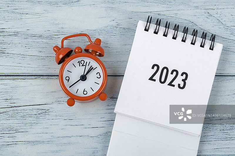 2023年桌面日历与闹钟图片素材
