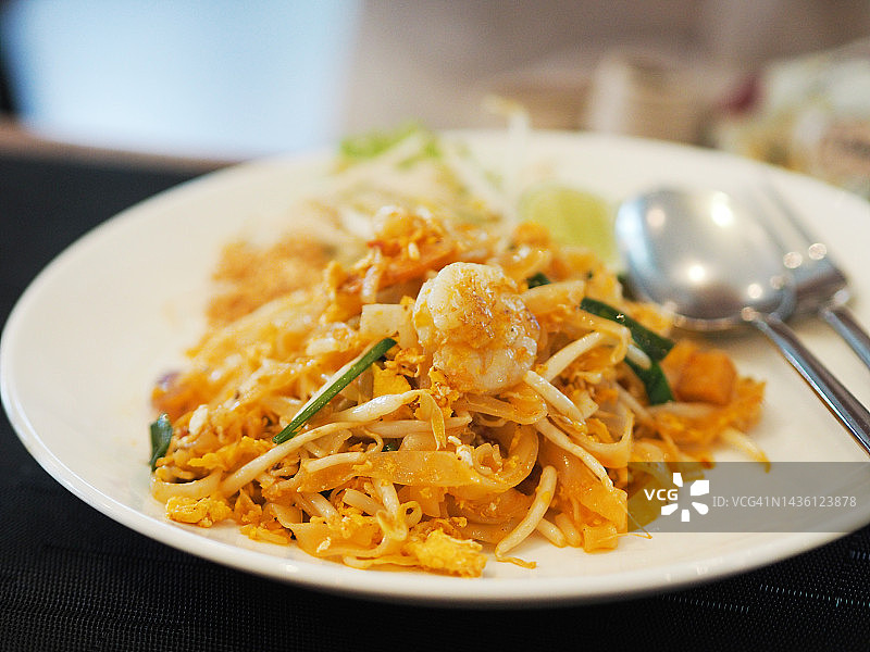 泰式炒河粉图片素材