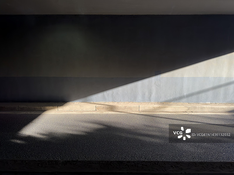 车道的照明效果图片素材