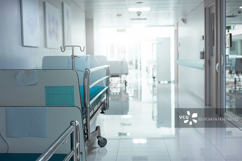 抽象模糊的豪华医院内景背景图片素材