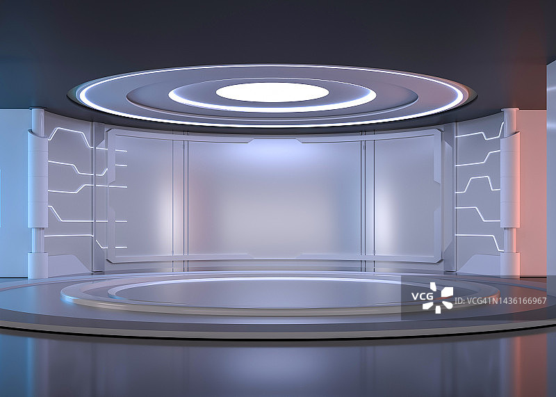 3D渲染展览背景图片素材