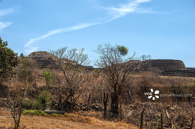 米却肯州钦聪灿的亚卡塔斯金字塔，墨西哥图片素材