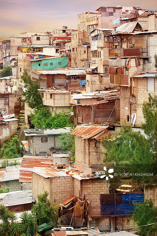 危地马拉城贫民窟图片素材