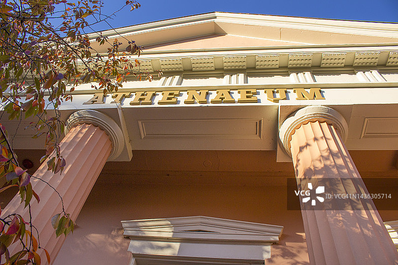 美国弗吉尼亚州亚历山德里亚的雅典娜神庙图片素材