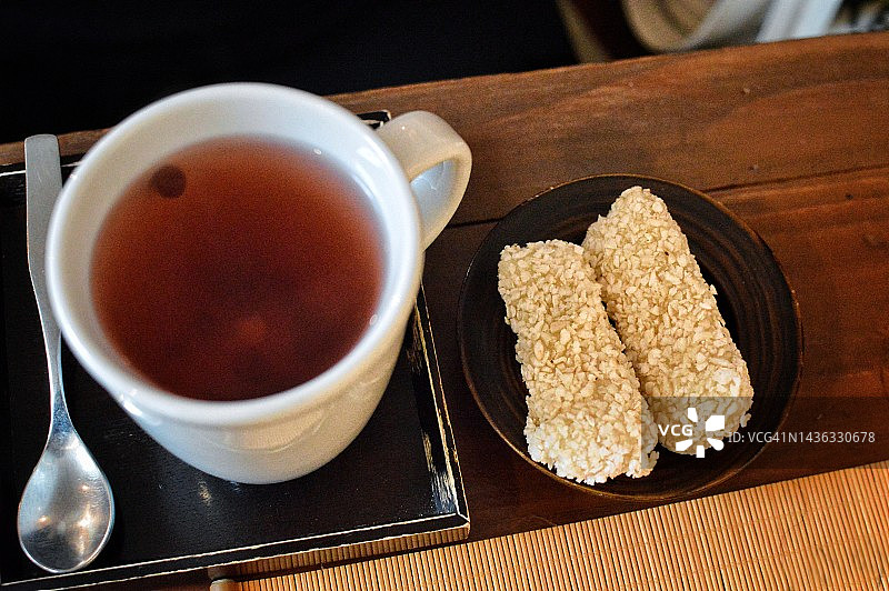 韩式传统茶馆图片素材