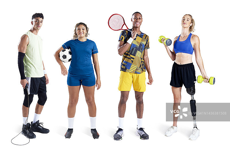 各类运动人群像图片素材