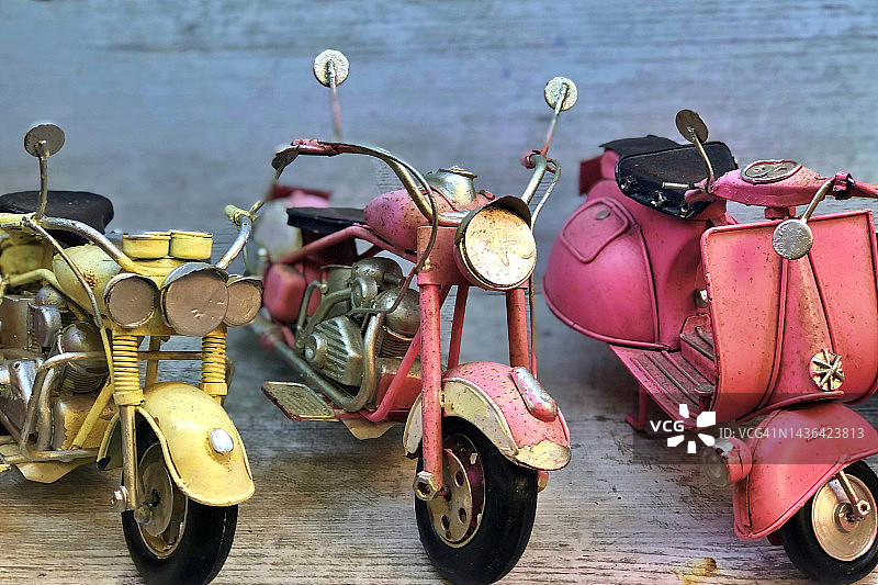 复古摩托车纪念品图片素材