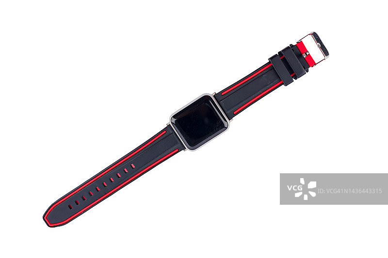 白色背景上的智能手表图片素材