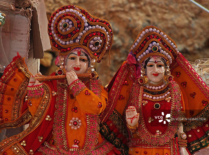 出售排灯节商品的巴扎图片素材