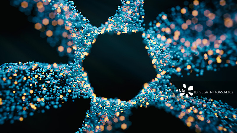 区块链圆形数字元素图片素材