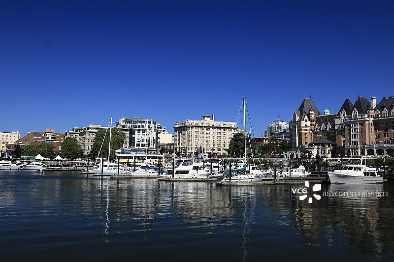 维多利亚市的詹姆斯湾图片素材