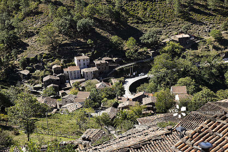 页岩村庄风光图片素材