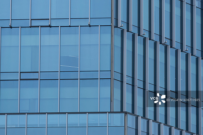 未来主义建筑外墙特写图片素材