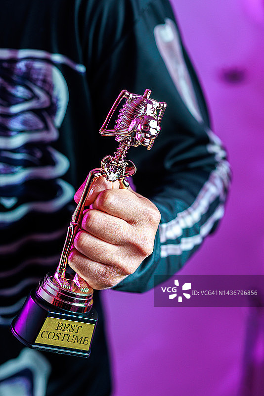 最佳服装奖杯 - 万圣节 - 骷髅图片素材