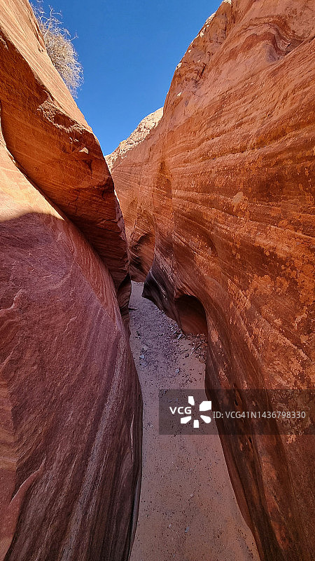 大角羚羊峡谷，犹他州大升梯埃斯卡兰特国家纪念地图片素材