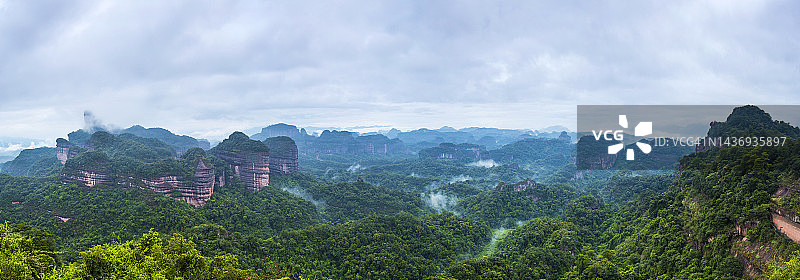 中国广东省韶关市丹霞山风景名胜区图片素材