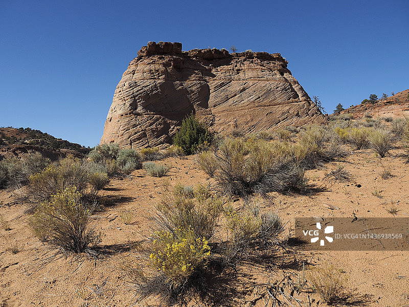 大阶梯埃斯卡兰特国家纪念碑大角峡谷附近的阿尔维沃什风光，犹他州图片素材