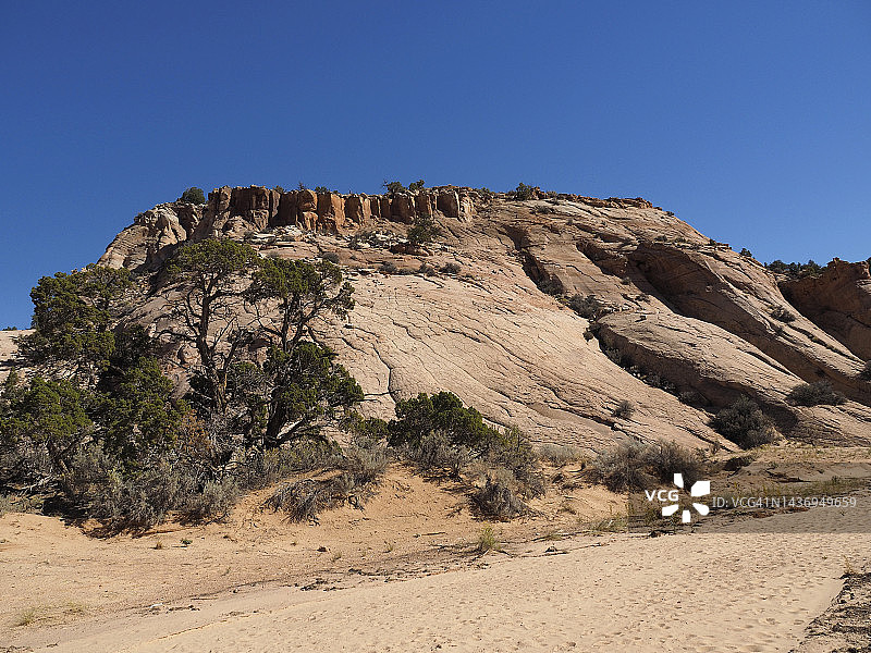 大阶梯埃斯卡兰特国家纪念碑大角峡谷附近的阿尔维沃什风光，犹他州图片素材