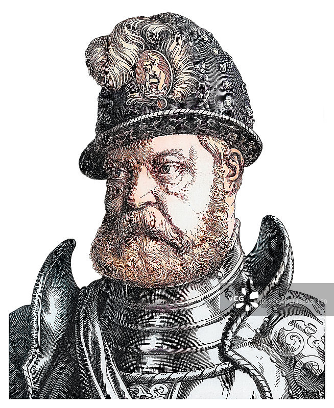 勃兰登堡选帝侯约阿希姆二世·赫克托肖像图片素材