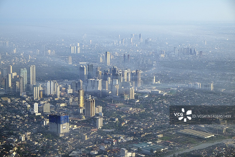 菲律宾马尼拉大都会天际线图片素材