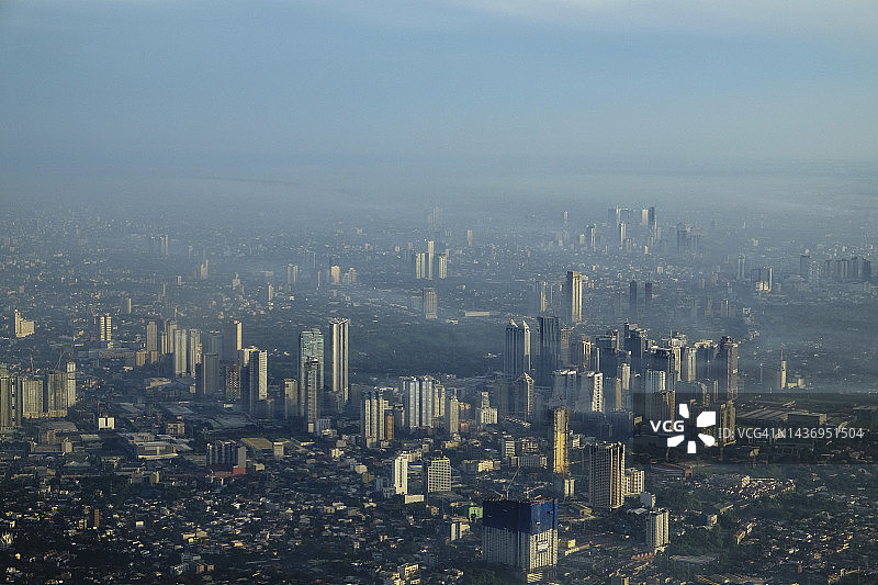 菲律宾马尼拉大都会天际线图片素材