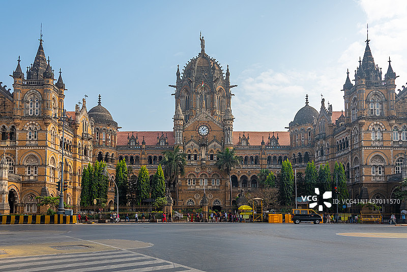 孟买贾特拉帕蒂·希瓦吉终点站图片素材