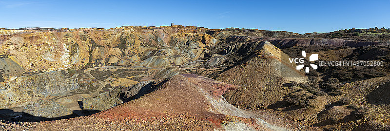 帕里斯山铜矿，安格尔西岛，安姆卢克图片素材