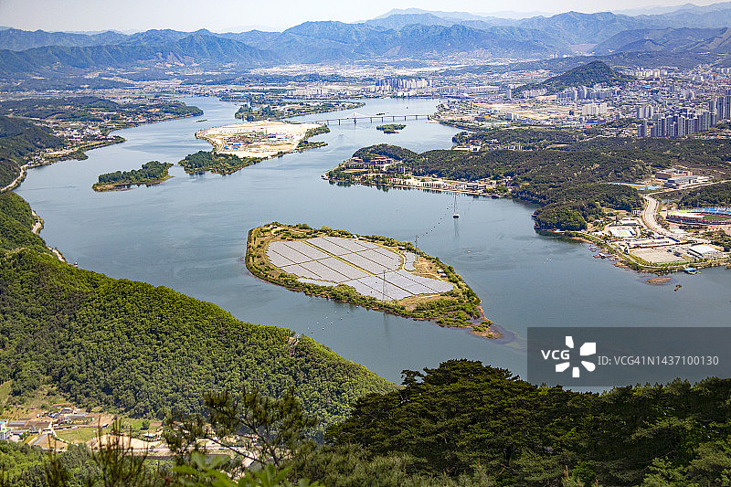 春川市蛇 ম্যাক马উন্টেনBungeo岛图片素材