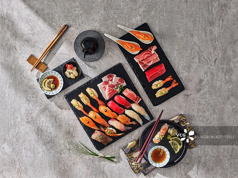 什锦寿司图片素材